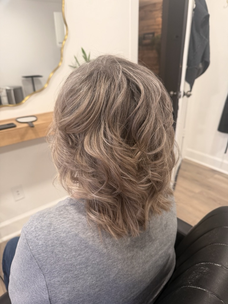 Layered curly bob — cut and style